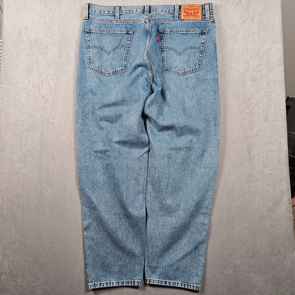 Levi's 550 '92‎ Jeans Mens 38x32 (Fits 38x30) Blue Loose Baggy Relaxed Tapered
